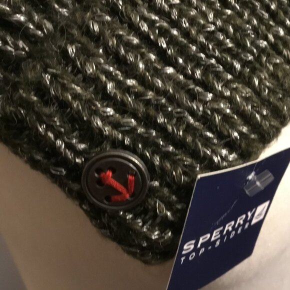 Sperry Top-Sider Unisex Dark Grey/Black/Silver Hat OSFM - Picture 2 of 5